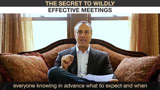The Secret To Wildly Successful Meetings | Board of Director Agenda