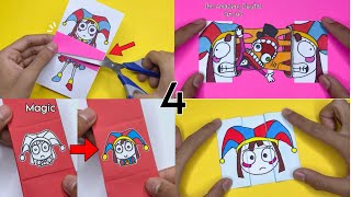 4 Amazing Digital Circus Paper Crafts Easy & Simple Magic Trick and Crafts