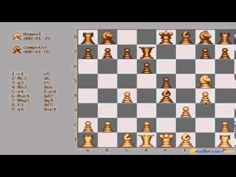Complete Chess System gameplay (PC Game, 1993)