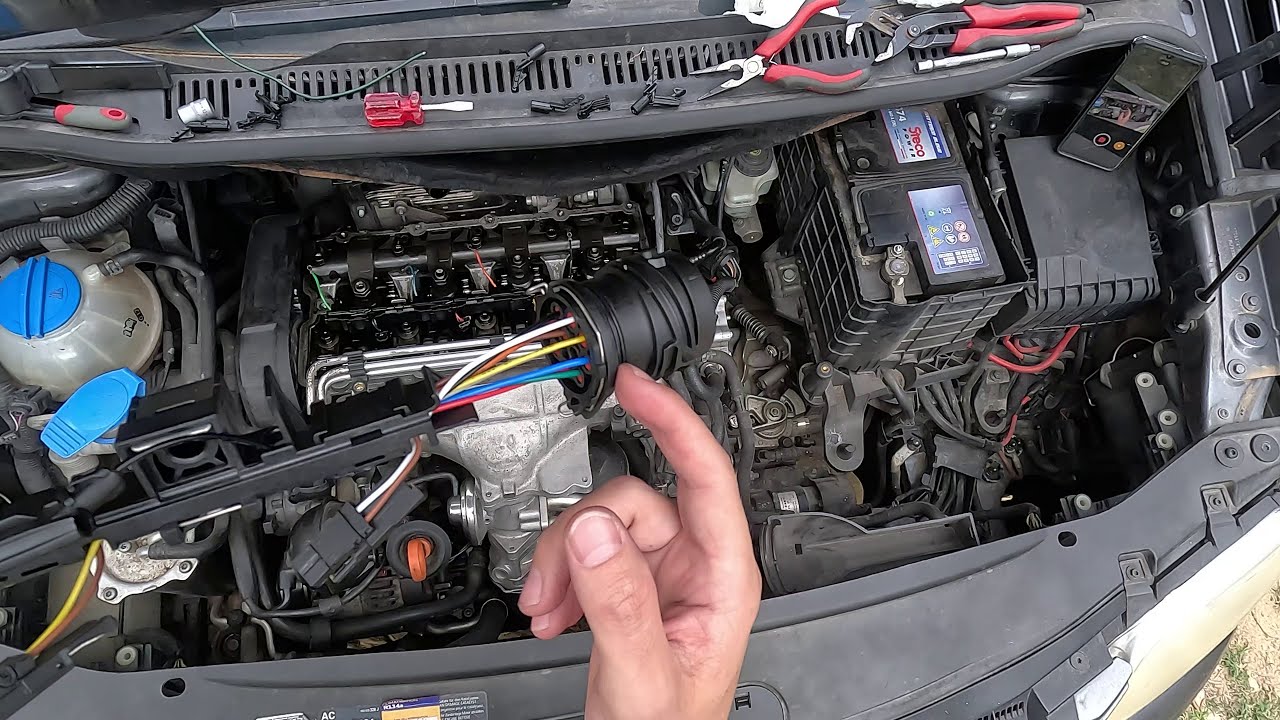 Volkswagen Touran 2.0 TDI 136ch AZV - Diagnostic et changement faisceau injecteur