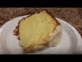 Pound Cake Con Glaze con Sabor a Almendra