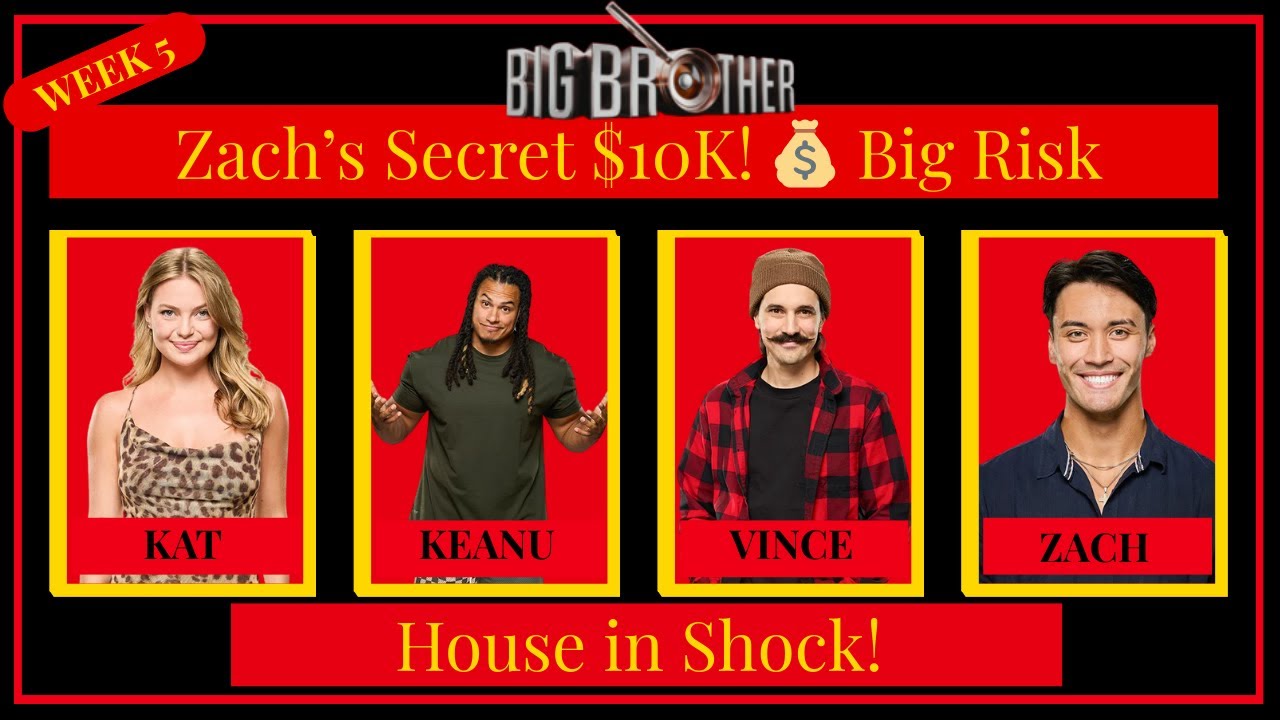 BB27 Week 5 Veto & Blockbuster Wrap Up | Katherine Wins Veto, Zach’s $10K Bribe! 💰🔥