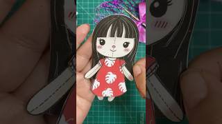 Dressing my Lila paper doll up as LILO! 👗✨ Fun game for kids
