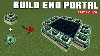 How to Build Working End Portal in Minecraft (ALL EDITIONS) screenshot 4