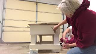 Whitewashing Handmade Coffee Table by Pink Sawdust LLC 1,625 views 6 years ago 4 minutes, 5 seconds