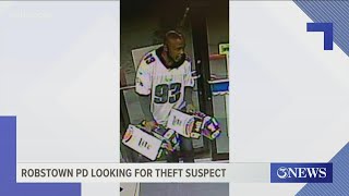 Robstown police look to identify man who stole four 18-packs of beer from convenience store
