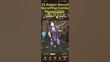 How to unlock 23 august Memefi Secret Tap Combo Reward 500k Memefi Coins code today (2,3,3,2)
