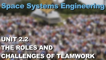 The Role and Challenges of Teamwork- Space Systems Engineering 101 w/ NASA