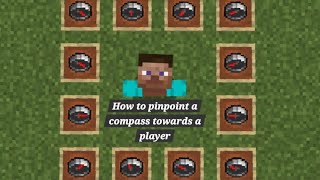 How to pinpoint a compass towards a player | Full Hindi tutorial | Minecraft | LEGEND_3110