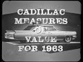 Cadillac measure of value for 1963