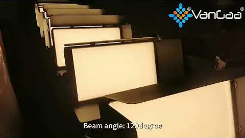 ? VanGaa 250W Fanless Bicolor LED Video Panel (VG-HTC1400C) Silent power for professional broadcast