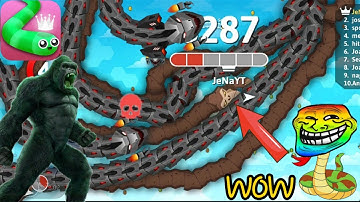 Snake. Io - Great Ape Vs Robo Zilla Boss Snake! Epic Gameplay