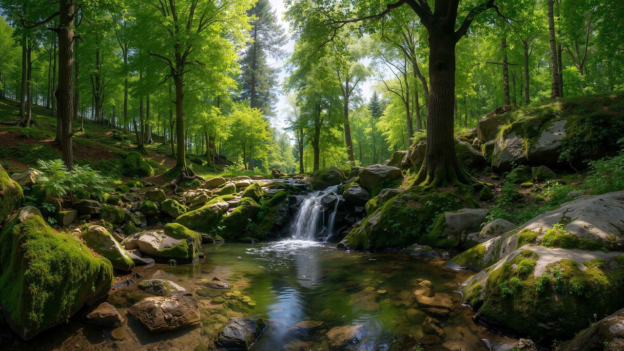 💧 Relaxinng Flute Music with Gentle Stream Sounds | Calm Mind, Relaxation & Deeper Sleep