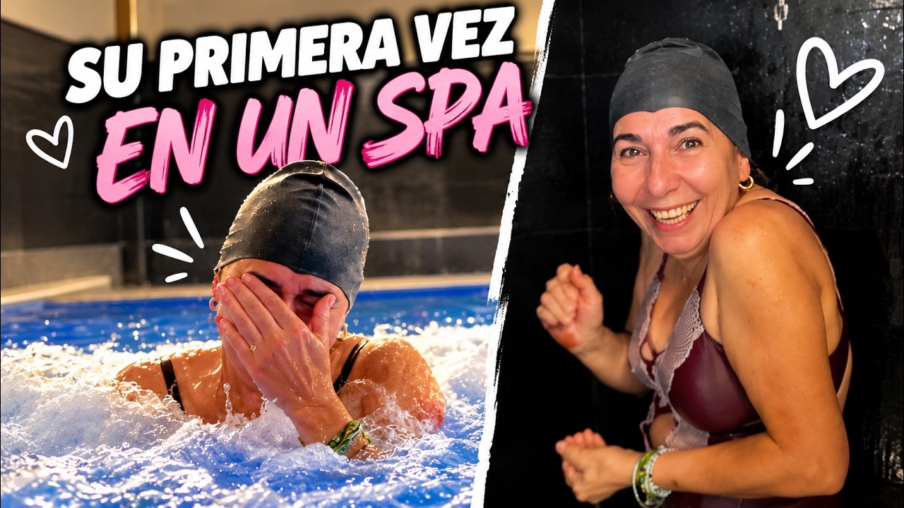 Le regalé a mi mamá su PRIMER DÍA DE SPA y terminó llorando 🥹