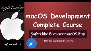 macOS - Safari like Browser macOS App  | macOS Development Complete Course | Episode:-5 screenshot 1