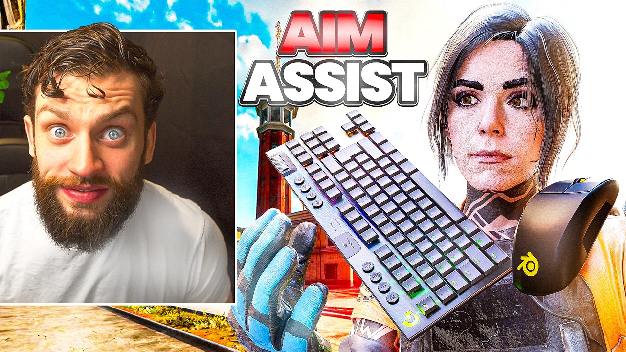 This HACKER Used AIM ASSIST On KEYBOARD In My BOT LOBBIES!