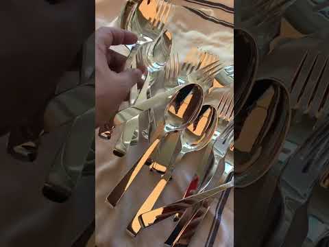 Asmr Satisfying Sound Spoon Silver And Fork Shortvideo 