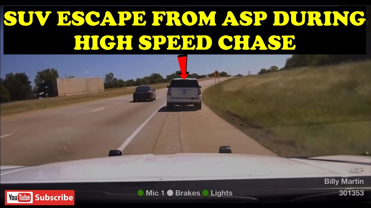 ARKANSAS STATE POLICE CHASE | SUV Eluded State Troopers And Spike ...