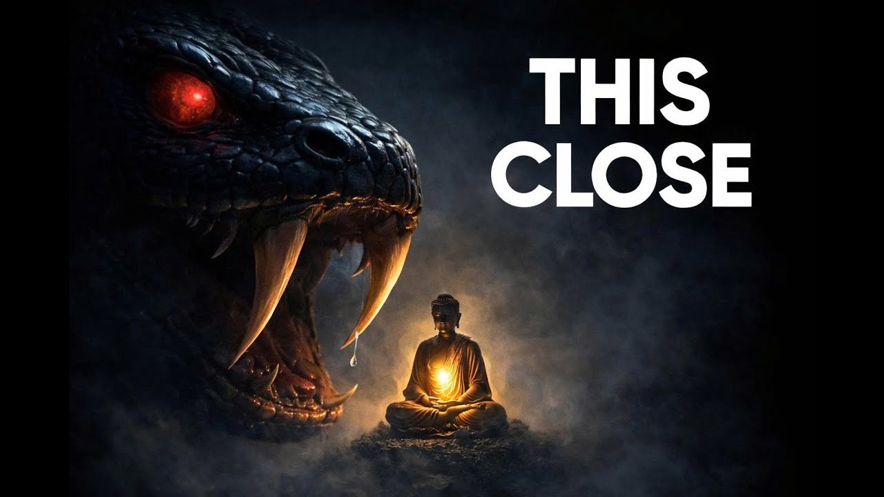 A Centímetros… El Rey Serpiente Apareció En La Oscuridad