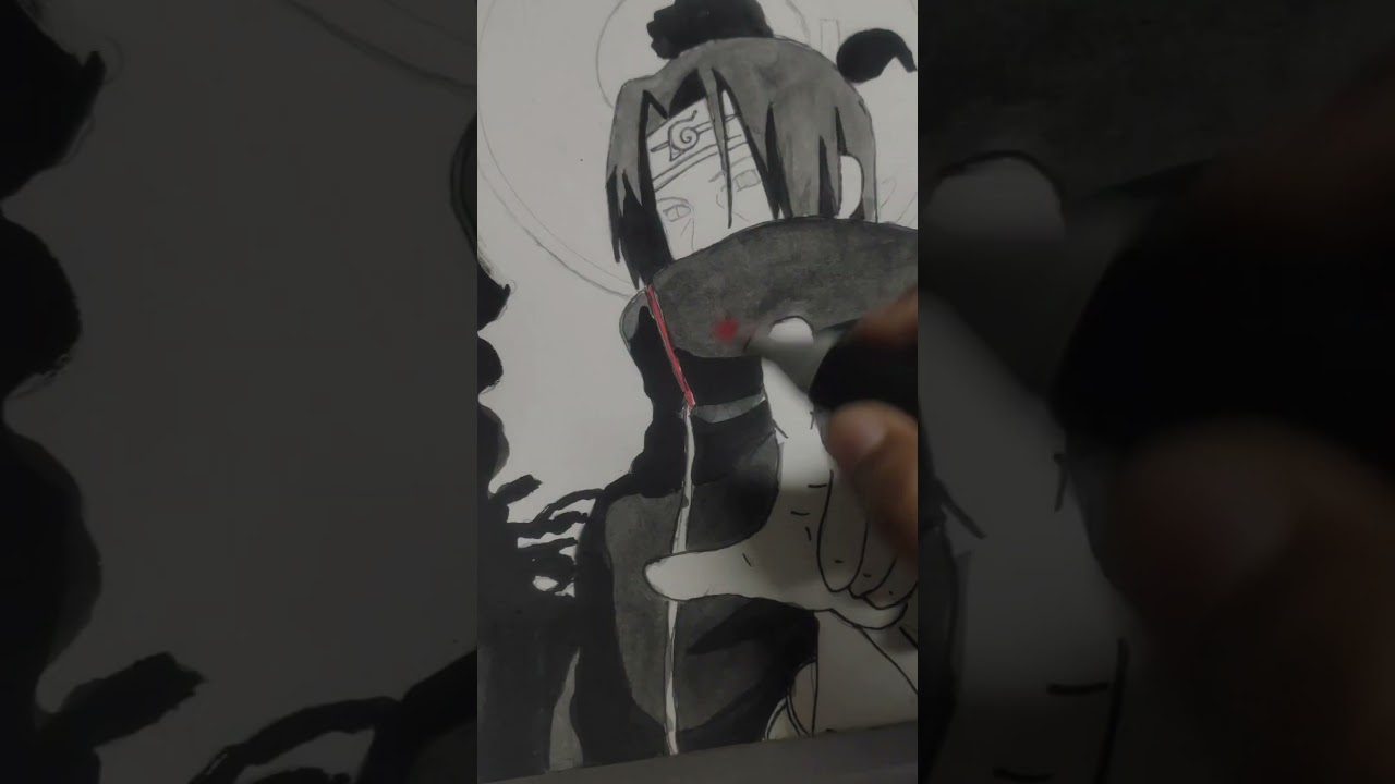 Itachi Uchiha drawing from Naruto 
