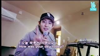 161028 찬열이의 구빰방송🌙 'Good night' song by Chanyeol English sub #lullaby #chanyeol #exo #song #exol