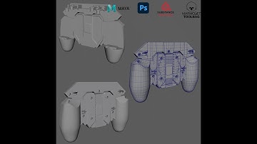 Game Controller Modeling / Texturing / Rendering Part 2