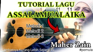 Tutorial Melodi Lagu Assalamualaika  Maher Zain  Gitar Gambus  Balajar Oud