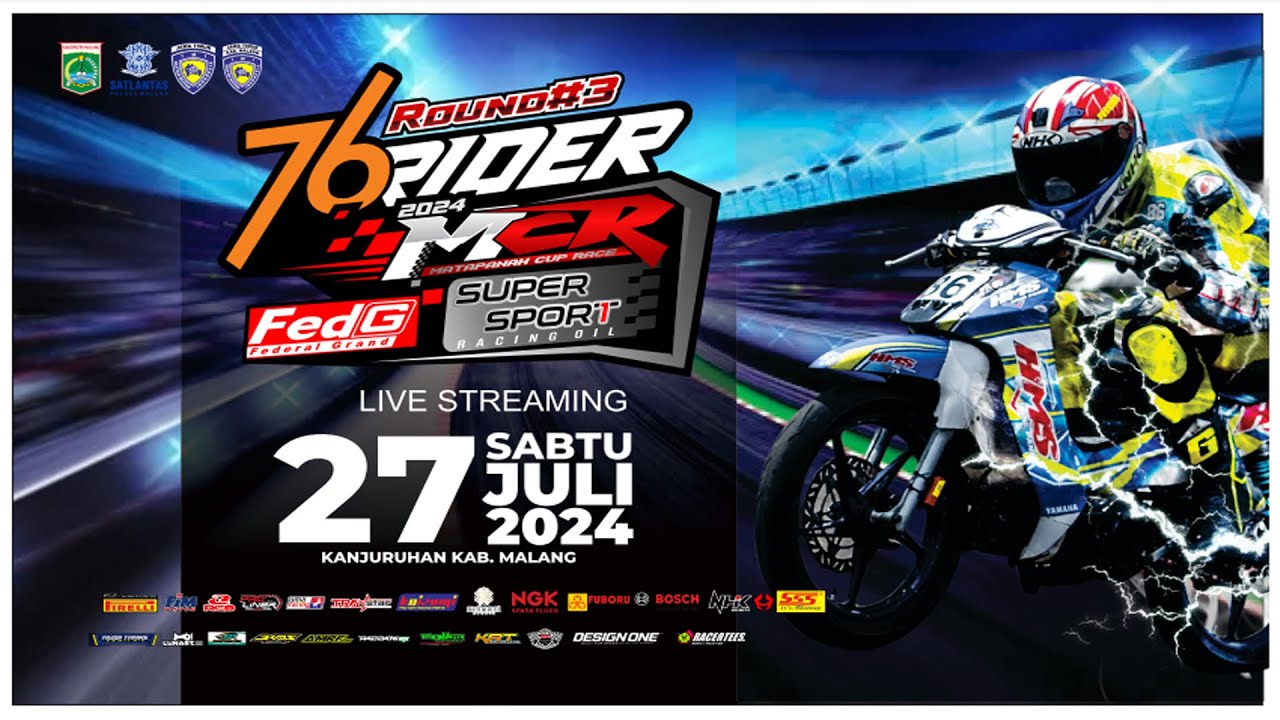 76 RIDER ROUND 3 MCR MATA PANAH CUP RACE DI KANJURUAN MALANG 27 JULIN ...