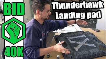 Thunderhawk landing pad from forgeworld