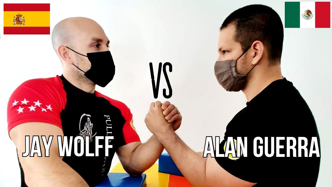 Алан Герра против Джея Вольфа | Мексика против Испании | Армрестлинг на испанском языке