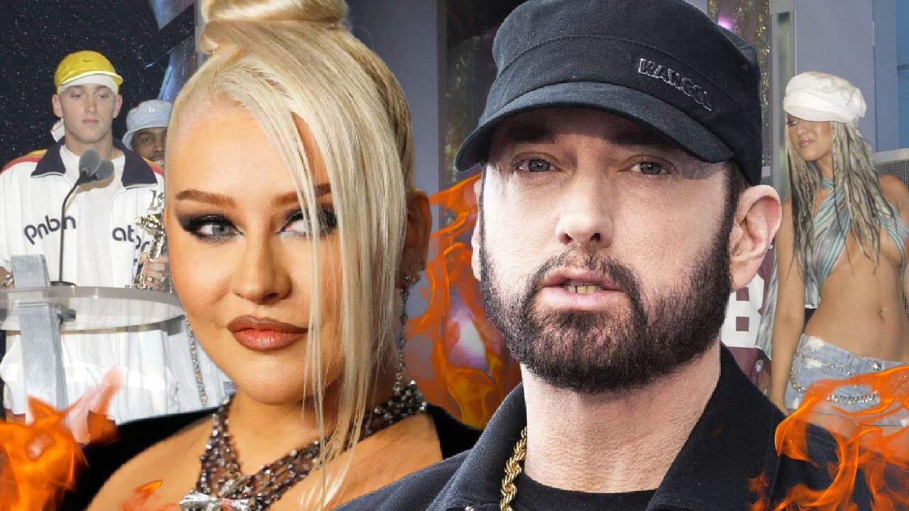 The TRUTH About Christina Aguilera and Eminem's TOXIC FEUD (He THREATENED Her)