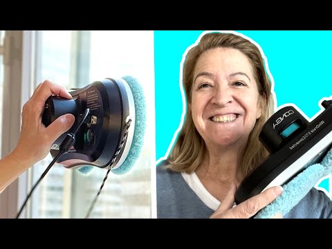 How to clean windows easily with this robot!