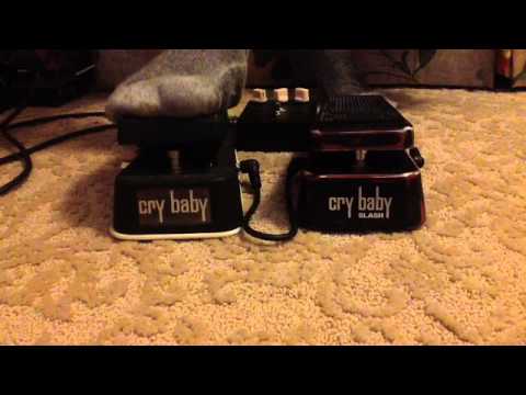 Vintage JEN Cry Baby wah vs. modern Slash SC-95 Cry Baby wah