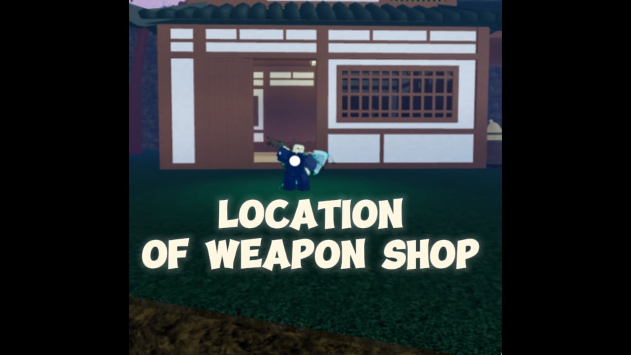 Tool/weapon shop location Jujutsu Chronicles YouTube