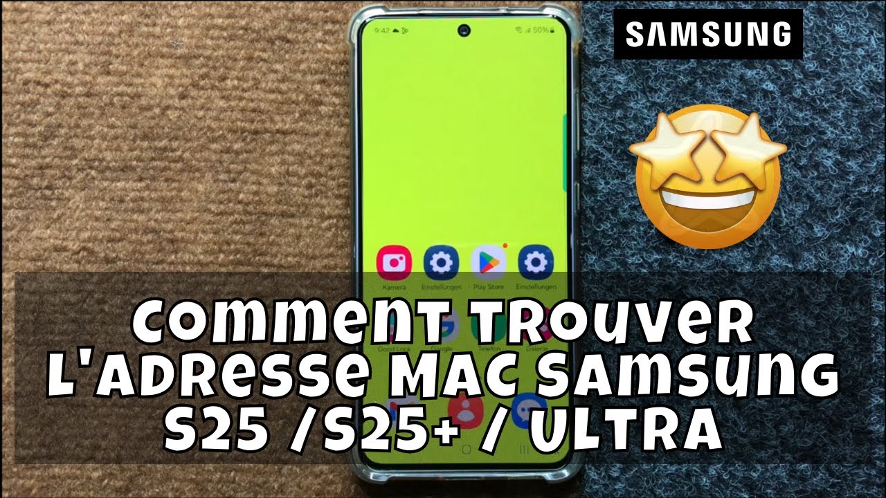 Comment Faire Pour Trouver Adresse Mac Sur Tablette Samsung