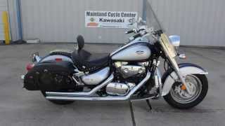 2008 Suzuki Boulevard C90 in Silver and Blue 2 Tone