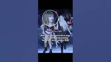 Lisa saved Rosé from embarrassment 🥹🤧 #lisa #blackpink #fypviralシ #ytshorts @wearelloud