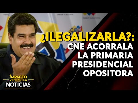 ¿ILEGALIZARLA?: CNE acorrala la primaria presidencial opositora | 🔴 NOTICIAS VENEZUELA HOY 2023