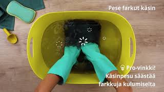 Vinkit farkkujen pesuun | Cleanipedia