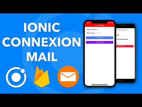 Comment utiliser dans Ionic la connexion par mail ?