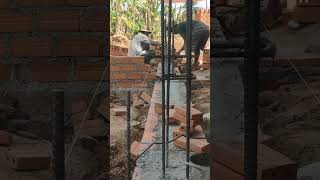 Laying bricks