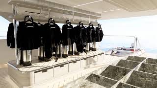 Explore the Dive Deck of Aruna Odyssey | 6-Star Luxury Diving Yacht