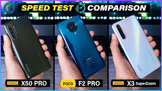 This speed test the realme x3 superzoom vs poco f2 pro x50 is
sponsored by raid shadow legends install for free and claim lots of
stu...