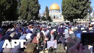 Download Lagu Palestinians Attend First Friday Prayers of Ramadan at Jerusalem’s Al-Aqsa Mosque | APT MP3