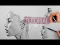 How to draw, shade, blend realistic skin Part 1 | Step by Step Portrait Drawing Tutorial