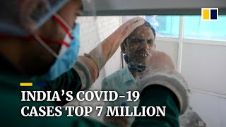 As cases top 7 million, India poised to overtake the US with world’s highest coronavirus caseload