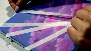 Painting Sun Rays Through Clouds | Relaxing Video #118