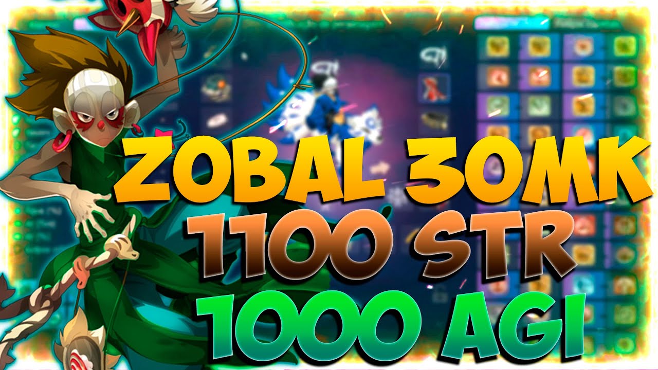[DOFUS] PVP 3X3: ZOBAL BAIXO CUSTO 1100 STR + 1000 AGI (LOW COST SET ...