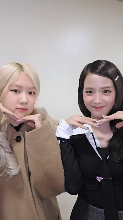 챙이와 I think I’m gonna 💞​ #JISOO #지수 #ROSÉ #로제 #AMORTAGE #earthquake #shorts