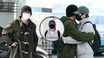 Jimin huilt in Jungkooks armen — Luchthaven Incheon vol tranen, ARMY geraakt!